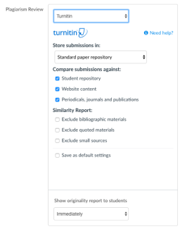 how to create turnitin assignment in canvas